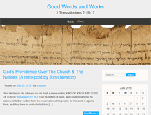 Tablet Screenshot of goodwordsandworks.com